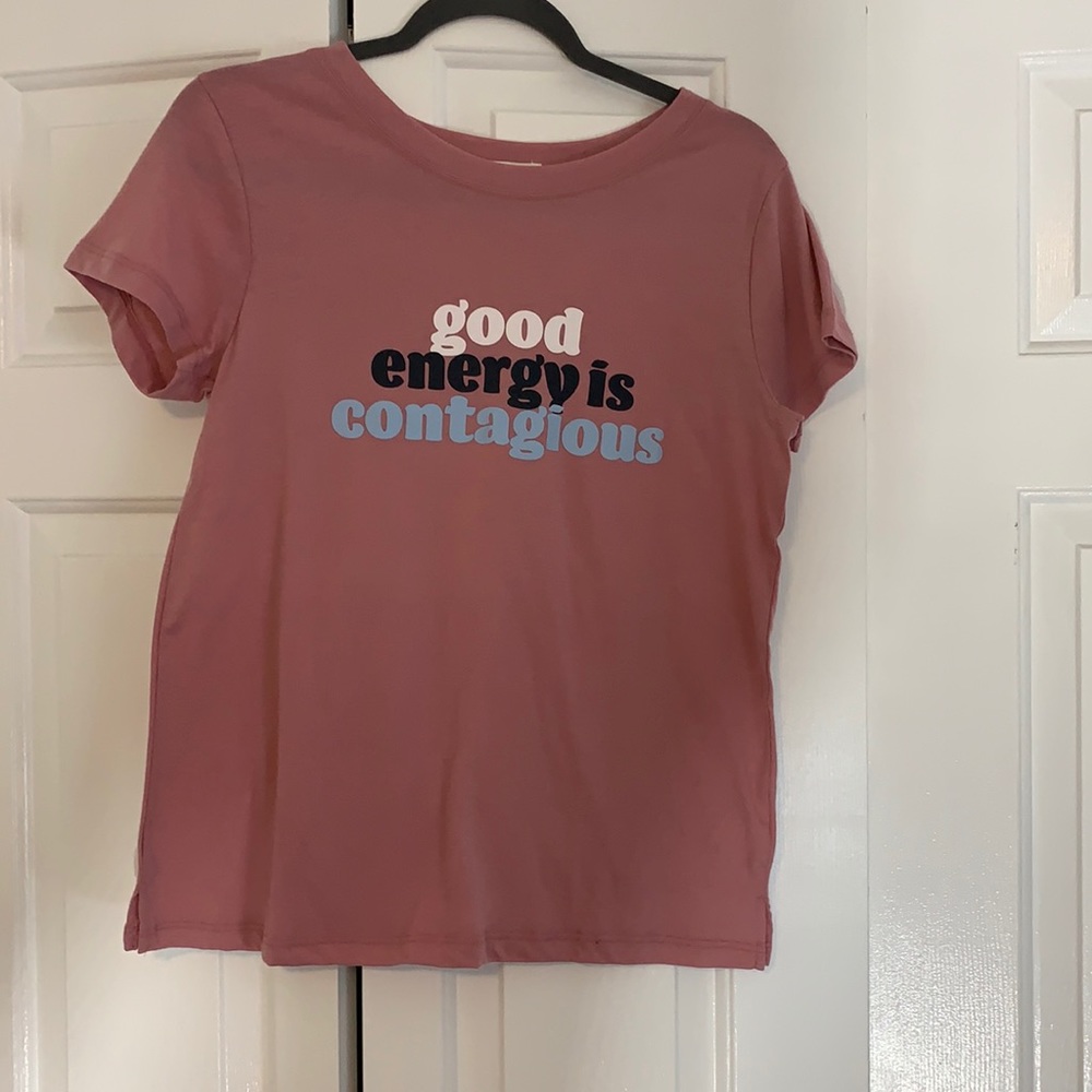 C&C California graphic tee in pink size Medium.